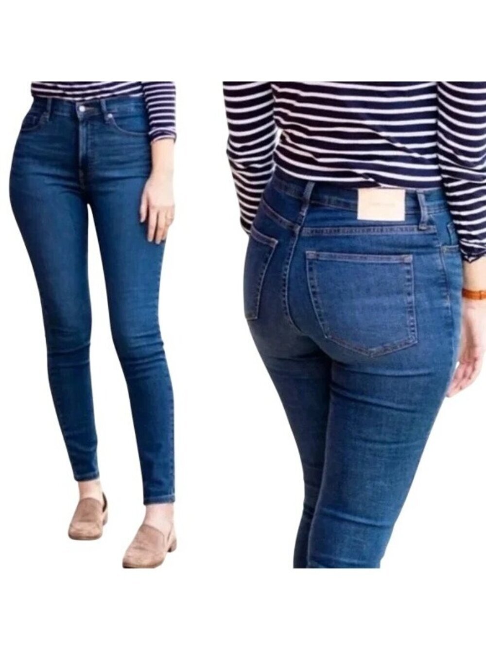 Everlane High Rise Skinny Jeans Denim 27 Regular